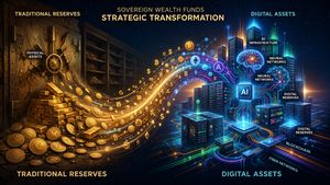 Sovereign wealth funds investing in AI infrastructure over traditional gold reserves