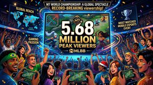 Mobile Legends: Bang Bang (MLBB) M7 World Championship viewership breaking records.
